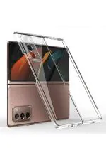 Bakeey GooseBox Transparent Plastic Hard Crystal Clear Bumper Case Cover For Samsung Galaxy Z Fold 2 5g