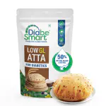 DiabeSmart Diabetic Atta 1Kg | 50% Better Blood Sugar Control | Tested on Diabetics | Sugar Release Control Flour For Diabetes | High Fiber Sugar Free Multigrain Atta | Low GL for Diabetic