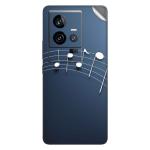 GADGETSWRAP Printed Vinyl Skin Sticker for Vivo iQoo 11 (5G) - musical notes