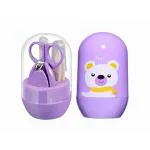 Chinmay Kids Baby, Infant and Toddler Grooming Nail Cutter Kit with Scissors/Baby Nail Clipper Safety Cutter & Manicure Pedicure Care Kit (Purple)