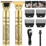 DWISAPTTI Aar Bee World Men and Women Golden Stainless Cordless Hair Trimmer, 60 min (Pack of 1)