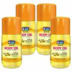 Allen's Body Oil Ayurvedic Body Massage Oil (200ml X 4)