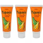 SB9 Mistine Papaya Facial Foam for All Skin Types 100gm ( Pack of 3 )