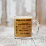 Akipi Trading Rules Checklist Stock Market Trading Intraday Transparent Glass Coffee and Tea Mug ARM558