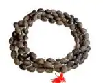 Feel Touch Mart Natural Kamal Gatta Mala | Kamal Ke Beej Ki Mala | Lotus Seed Mala with Handmade 108 Ki Mala for Wearing Men & Women