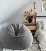 Mollismoons Fur bean bag Without beans Luxury Attractive bean bag Cover XXXL size for Kids Adults