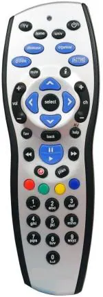 NixGlobal Silver Remote Controller For Tata Sky Hd Plus ++ Set-Top Box