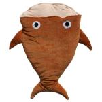 Amardeep And Co Brown Baby Fish Sleeping Bag Cum Baby Carry Bag