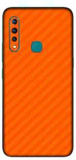 Orgic India Vivo Z1 Pro Carbon Orange Mobile Skin