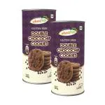 Wheafree Gluten Free Double Chocochip Cookies (Pack of 2 x 200g each) | Tasty, Crunchy and Chocolate Flavoured Cookies with even more Chocochips | Best Teatime Snacks | Vegetarian | Handmade with Love