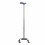 EASYCARE Aluminum Walker Stick Stable Four Prong Base Adjustable Height : 66-89 CM Light Weight