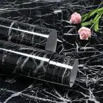 Jaamso Royals Black Marble Self Adhesive Wallpaper 1000 X 60 cm( 1000 CM X 60 CM )