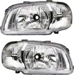 Apsmotiv Black Headlight Assembly Set Without Wire And Bulbs For Maruti Alto Type 2 Car Reflector Light