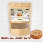 Organicanand Moong Dal Lahsun Papad 200 gm | Homemade, Authentic, No preservative