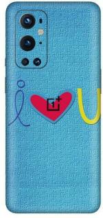 aadia One Plus 9 Pro Matte Vinyl Love Printed Mobile Skin Sticker with Scratch Resistant Lamination