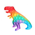 ATRI Silicone Tyrannosaurus Rex Dinosaur Pop it Fidget Stress Relief Puzzle Game Toy Pack of 1
