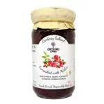 Orchard Lane Raspberry Gulkand | Sun cooked Damask Rose petal jam | Mishri Elaichi| Natural fragrance - 240 gm, No Preservatives | Healthy | Less sweet