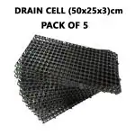MyOwnGarden Drain Cell Mat 30mm Pack of 5 - Draincell for Terrace Gardening, Lawn, Plant Stand