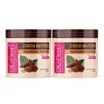 Biofresh Coco Butter Face & Body Massage Scrub for Moisturizing Smooth Scrub for Smooth Skin (Pack of 2)