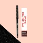 Olivia Eye Lighter Kajal-Brown For Long Lasting, Waterproof, Smudgeproof And Fadeproof, Matte Finish Eye Makeup, 0.3 G