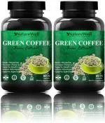 Naturewell Green Coffee Bean Extract 800Mg For Weight Loss Capsule Pro, 60 Capsules Each (Pack Of 2)