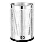 SHIVOM STEELS stainless steel Open Perforated Garbage bin/Dustbin for home kitchen office - Large 18Ltr (10