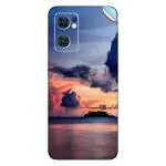 GADGETSWRAP Printed Vinyl Skin Sticker for Oppo Reno 7 - sunset clouds guam