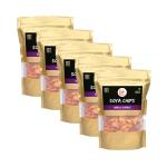 Life Soya Chips Garlic | Healthy Snacks | Pack Of 5 | Each 150G