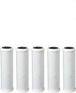 Pireti-Aqua Carbon Ro Carbon Block Filter Wall Mounting - 10 Inch (Pack Of 5)