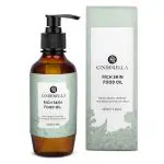 Cinderella Herbal Rich Skin Food Oil 225ml to Deep Cleanse and Shrinks open Pores with 100% Natural, Chemical & Paraben Free Body Oil