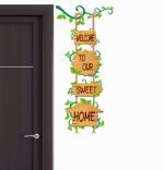 Rawpockets Welcome To Our Sweet Home Self Adhesive Sticker