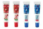 MEHTA COSMETICS - BLUE CHIP INTENSIVE LIP BALM Pack of 4 Pcs With Vitamin E, Shea Butter & Strawberry