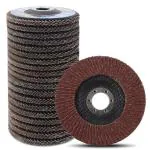H9 Professional Flap Discs 4 Inch (100mm) Sanding Discs #100 Grit Grinding Wheels Blades For Angle Grinder (P100, Pack of 10 Disc