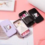 AVTY Hello Kitty combo of pink abd black brushes (14 pcs.) (Pack of 7) (Pack of 14)