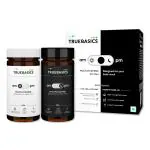 TrueBasics am:pm Multivitamin for Men, Energetic Day Formula & Relaxing Night Formula, with KSM 66 Ashwagandha & EnXtra, for Energy, Focus, & Restful Sleep, Clinically Researched, 60 Multivitamin Tablets