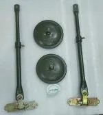 GMJ AUTOPARTS & ACCESSORIES-Willys Jeep Classic Side Mirror for Truck (Green)