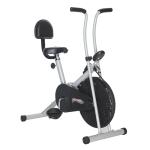 BODYMAXX Lifeline LFABKE-TWPU Exercise Air Bike with Twister and Push Up Wheel Attachment