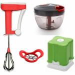 ODD M EVEN Quick and Handy Chopper, Whisk, Cutter, Chipser Kitchen Tool Set