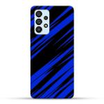 MobiEra Samsung Galaxy A23 Blue Zebra Design Plastic Hard Case Cover