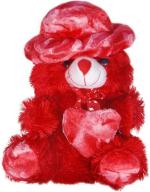 KT KASHISH TOYS Toys Tedy Bear 1.5 Feet Cap Teddy Very Beautiful Valentine & Birthday Gifts Lovable Special Gift, Red - 30 cm (Red)