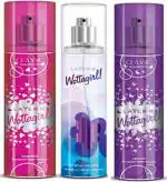 LAYERR Wottagirl Deodorant Spray for Women 135 ml (Pack of 1 Romance, 1 Mystic Island, 1 Heaven Body Spray)