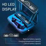 VlVO Gree Matt Black M19 Earbuds Stylish Bluetooth Headphones And Earphones With Power Bank