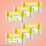 ICEBERGPREMIUMWIPES Cleansing Face Wipes 25 Pcs/Pack (Pack Of 6 ) 150 Wipes Lemon Fragrances (150 Tissues)