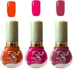 OUR Beauty Multicolor Extra Shine Long Wear Durable Nail Polish Nv06, 18 ml (Pack Of 3)