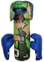 Aao Je Multicolor Ben 10 Toy 1 Boxing Kit With Gloves And Head Guard For Kids 3 To 10 Years (Set Of 4)