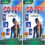 Herbshd Pharmaceutical GO-PEN 30 Capsule For all Pain Relief (Pack of 2)