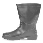 ETS Handpro Chota-Hathi Black Plain Toe Gumboot Size 8