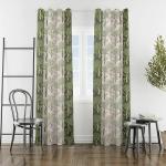 Blissful House Curtains 7 FEET Long Set of 2 | Rust Free Steel Eyelet Curtains