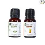 FUSCENT Premium Essential Oil Combo Pack of 3 Orange And Tea Tree Oil for healthy Hair And Skin | Home fragrance & Soap Making, relaxation | Certified Organic 100% Pure Fresh And Undiluted | Natural Essential oil Combo Pure And Natural Undiluted