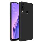 LIRAMARK Silicone Soft Back Cover Case for Oppo A31 / Oppo A8 (Silicone Black)